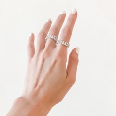 Anillo de Strass doble - comprar online