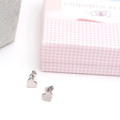 Conjunto Acero Regina (Collar + Aros) - comprar online