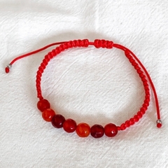 PULSERA CUARZO ROJO PARA LA TRANQUILIDAD