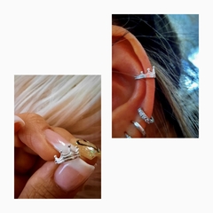 Argollita cuff corona regulable