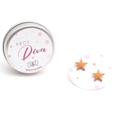 Aros Acero Rosé Diva