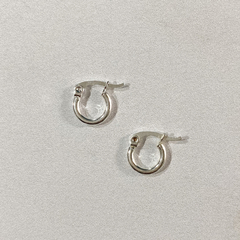 Argollas plateadas
