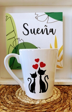 TAZA GATITOS AMOR (sin elección) - LIMA LIMON