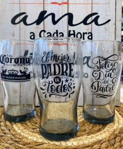 VASO PINTA FRASES x6