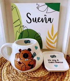 SET TAZA PERA + TOSTADITA CAPI PAPÁ