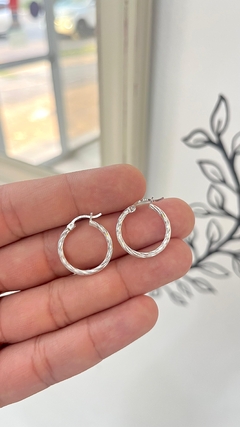 AROS PLATA 925 | ARGOLLA RETORCIDA IKER