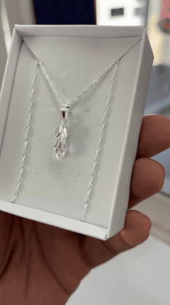CADENA PLATA 925 | PÉNDULO CRISTAL en internet