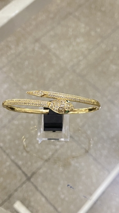 ACERO DORADO | ESCLAVA SNAKE - comprar online