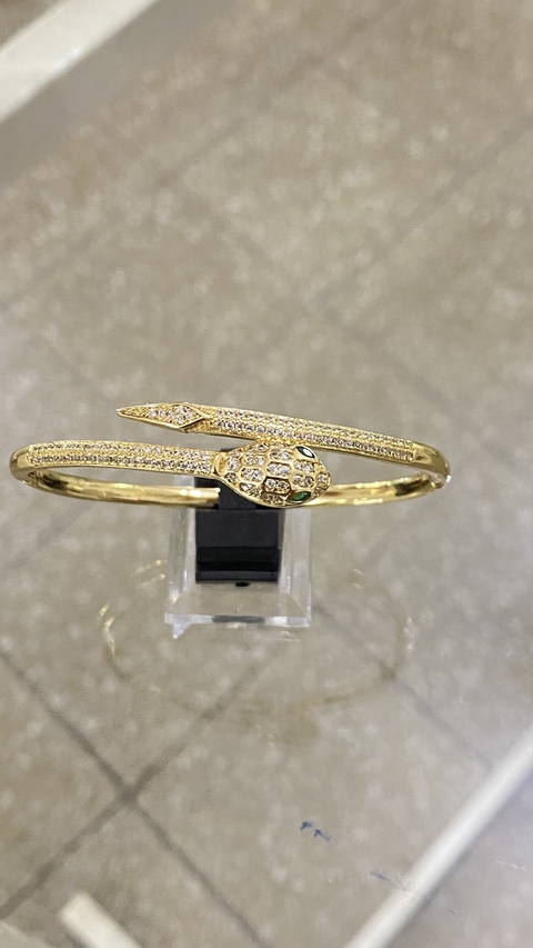 ACERO DORADO | ESCLAVA SNAKE - comprar online