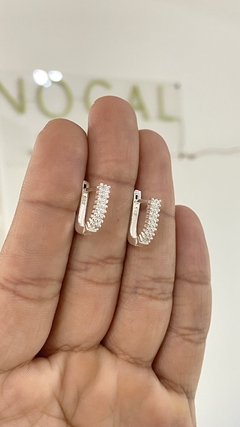 AROS PLATA 925 | HUGGIES BARRITA MICROPAVE en internet