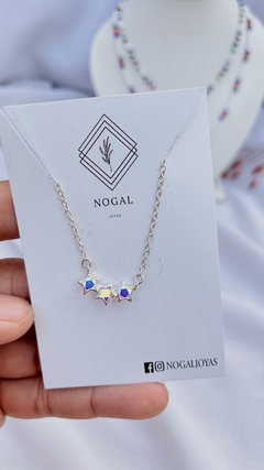 CADENA PLATA 925 | TRES ESTRELLAS BOREAL - Nogal Joyas Accesorios de Plata 925