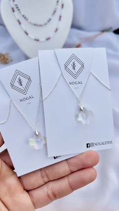 CADENA PLATA 925 | CRUZ EQUILIBRIO BLANCA - comprar online