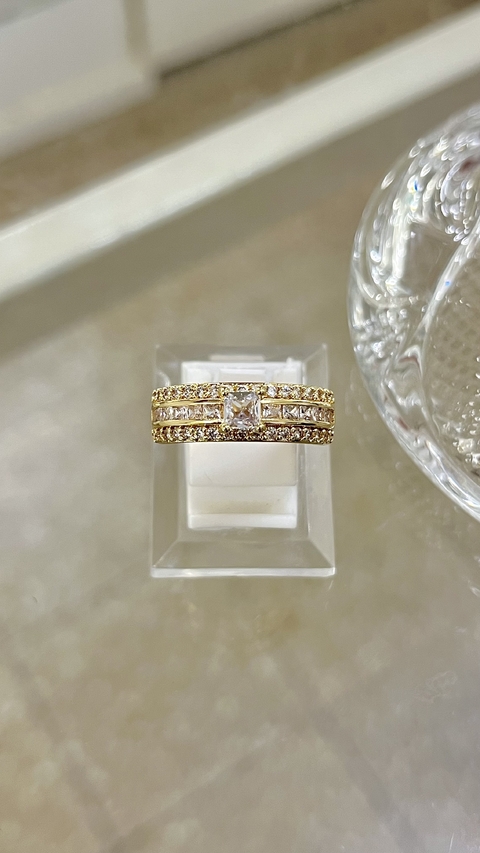 ACERO DORADO | ANILLO QUEEN - comprar online