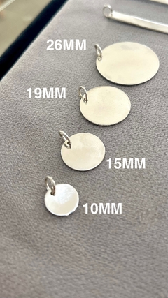 DIJE PLATA 925 | MEDALLA LISA 19MM en internet