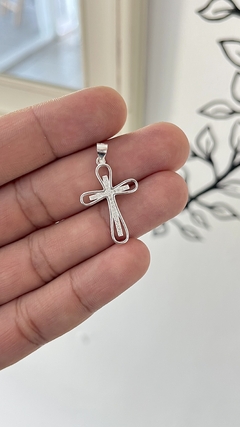 DIJE PLATA 925 | CRUZ CUBIC en internet