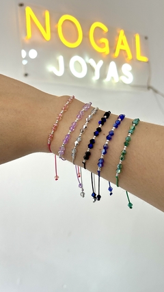 PULSERA PLATA 925 | MORA AZUL - comprar online