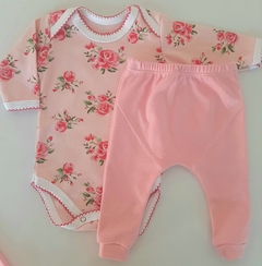 Body de algodón + Pantalón de algodón con puño en internet