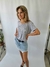 Remera de Algodón con Flores - comprar online