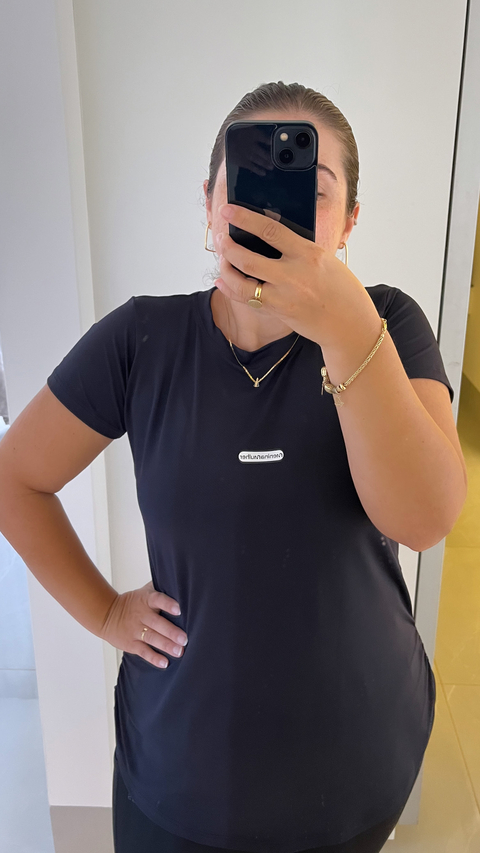 Blusa e Cropped Feminino em Poliamida