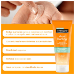 Neutrogena Acne Proofing - Esfoliante Facial 100g - comprar online