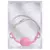 Mordaça com Bola de Silicone Rosa - No Ponto Sexual Care