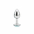 Plug P Metal Cromado Redondo - No Ponto Sexual Care