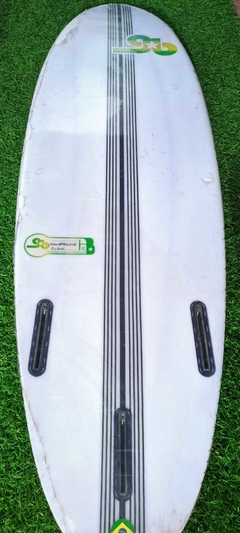 Prancha Grilo Model Wave branca 5'3