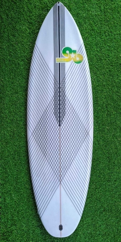 Prancha Grilo Model Wave branca 5'3