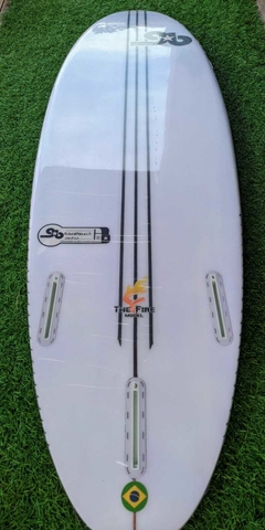 Prancha Grilo Model Wave branca 5'5