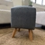 PUFE RETRO VELUDO GRAFITE PAIVA 10 - comprar online