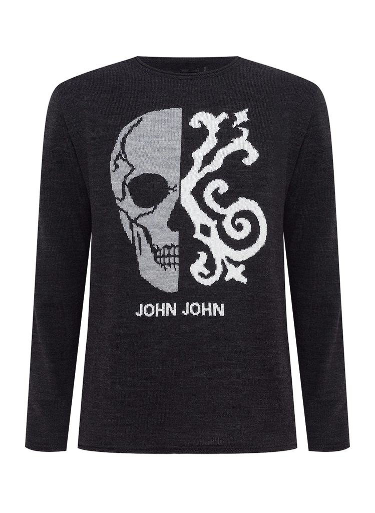 TRICOT SKULL LOGO CAVEIRA JOHN JOHN