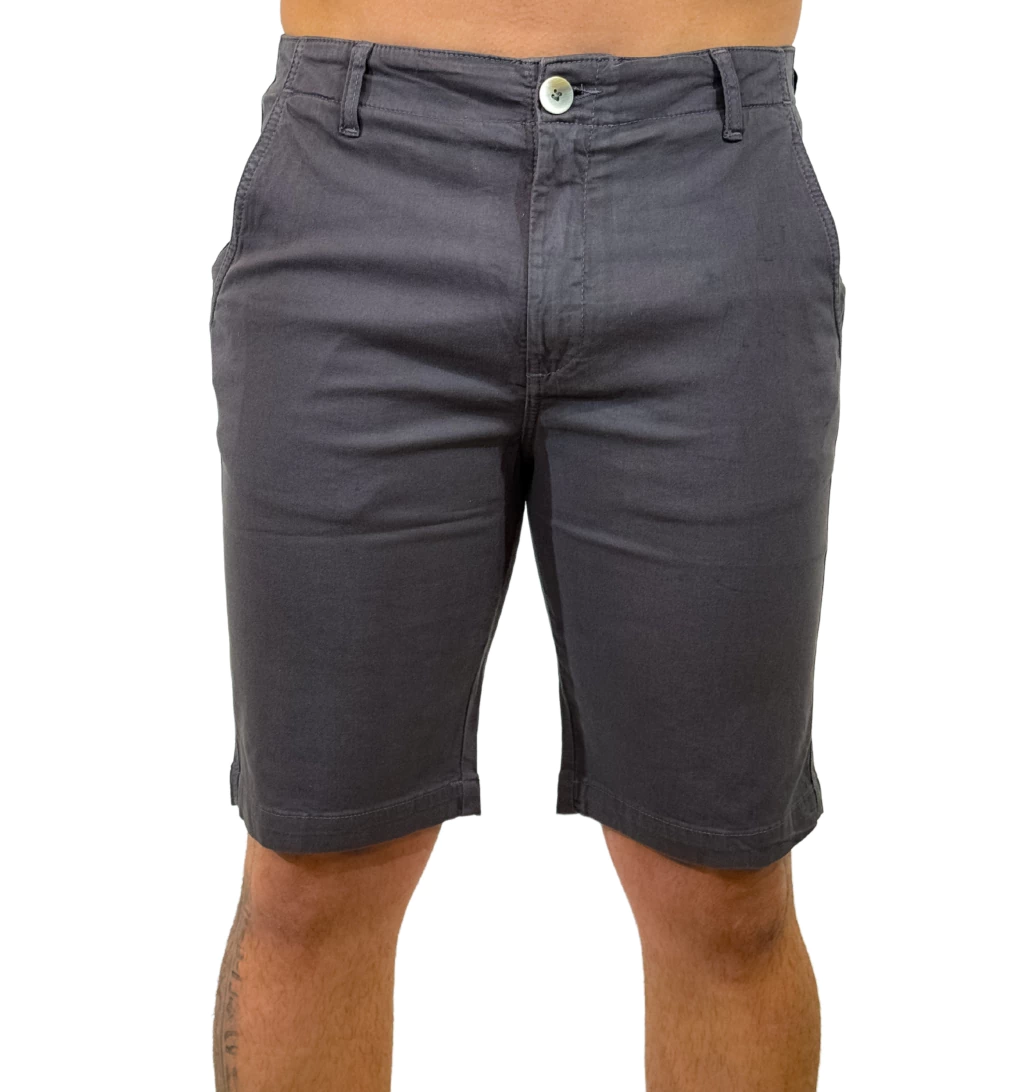 Bermuda Replay Chino Cinza