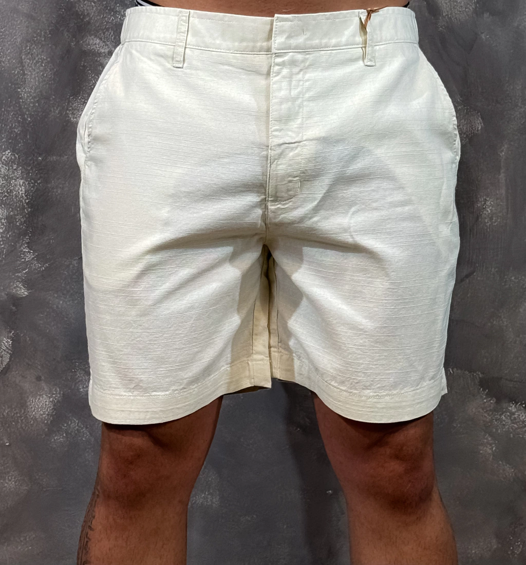 Bermuda John John Alfaitaria Cotton Areia