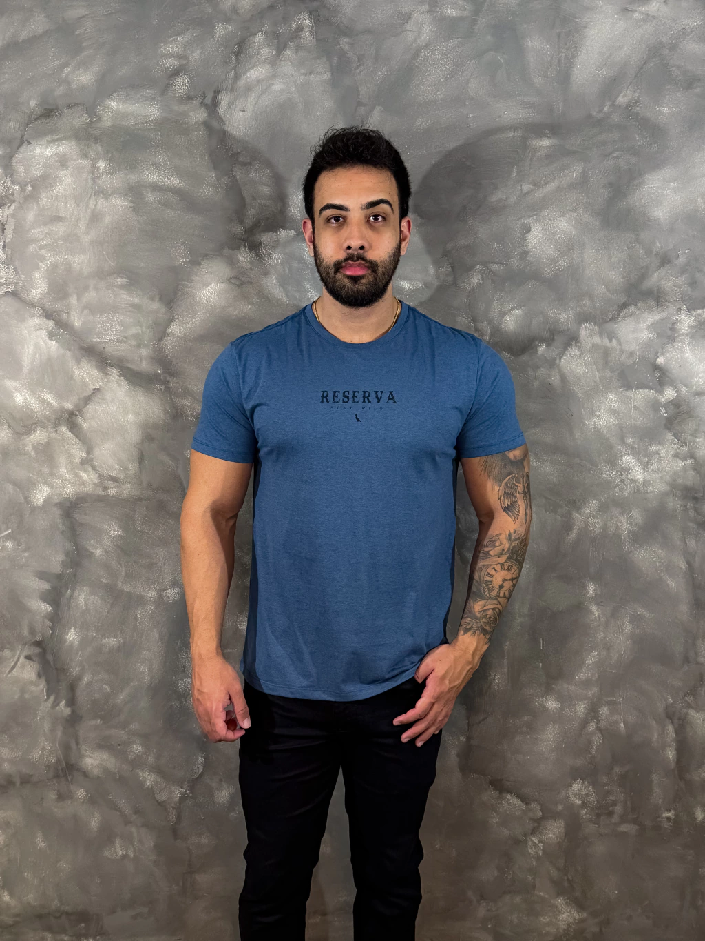 Camiseta Azul Reserva Discreta