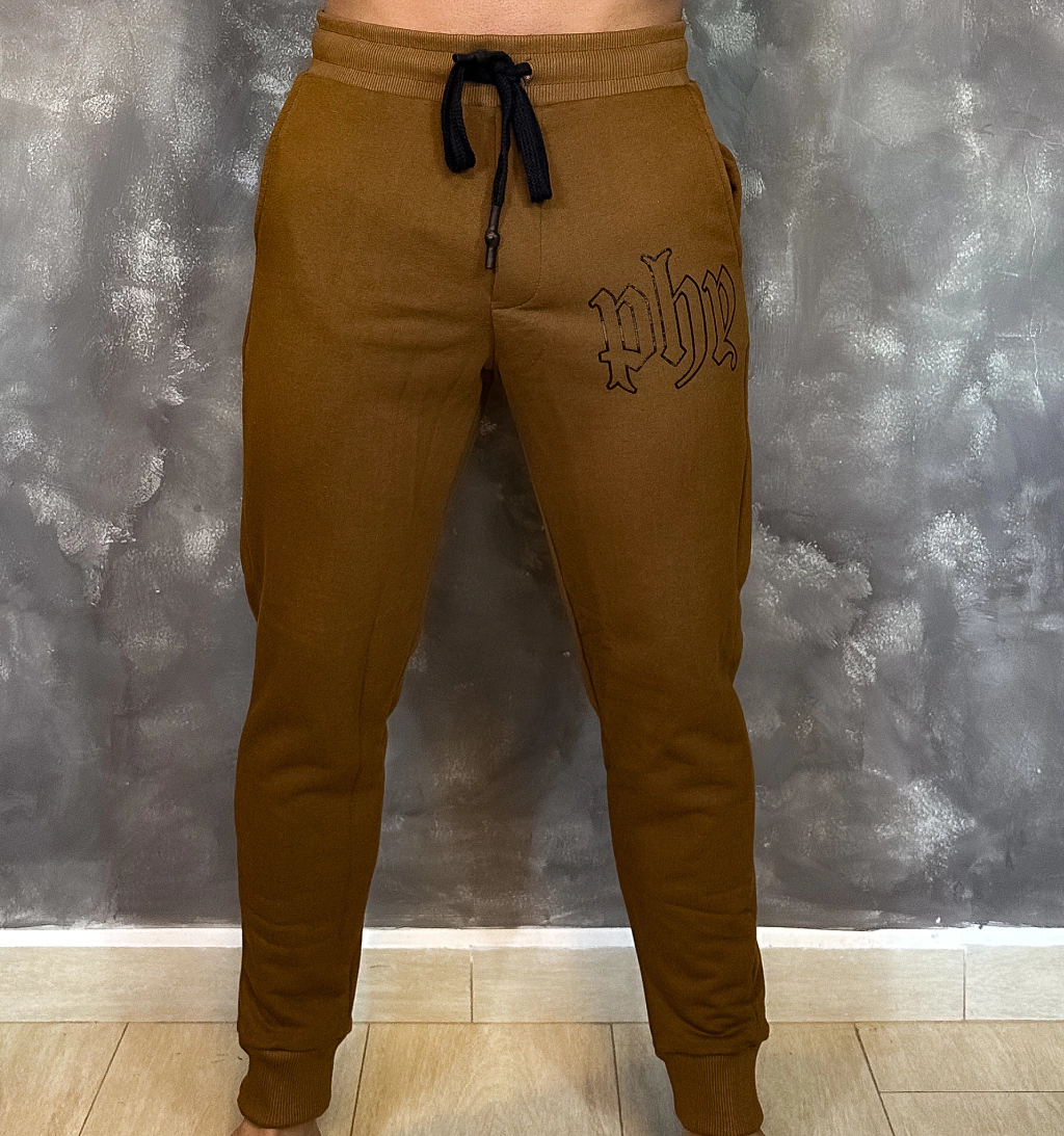Calça Moletom JeansLosophy Slim Básica Marrom