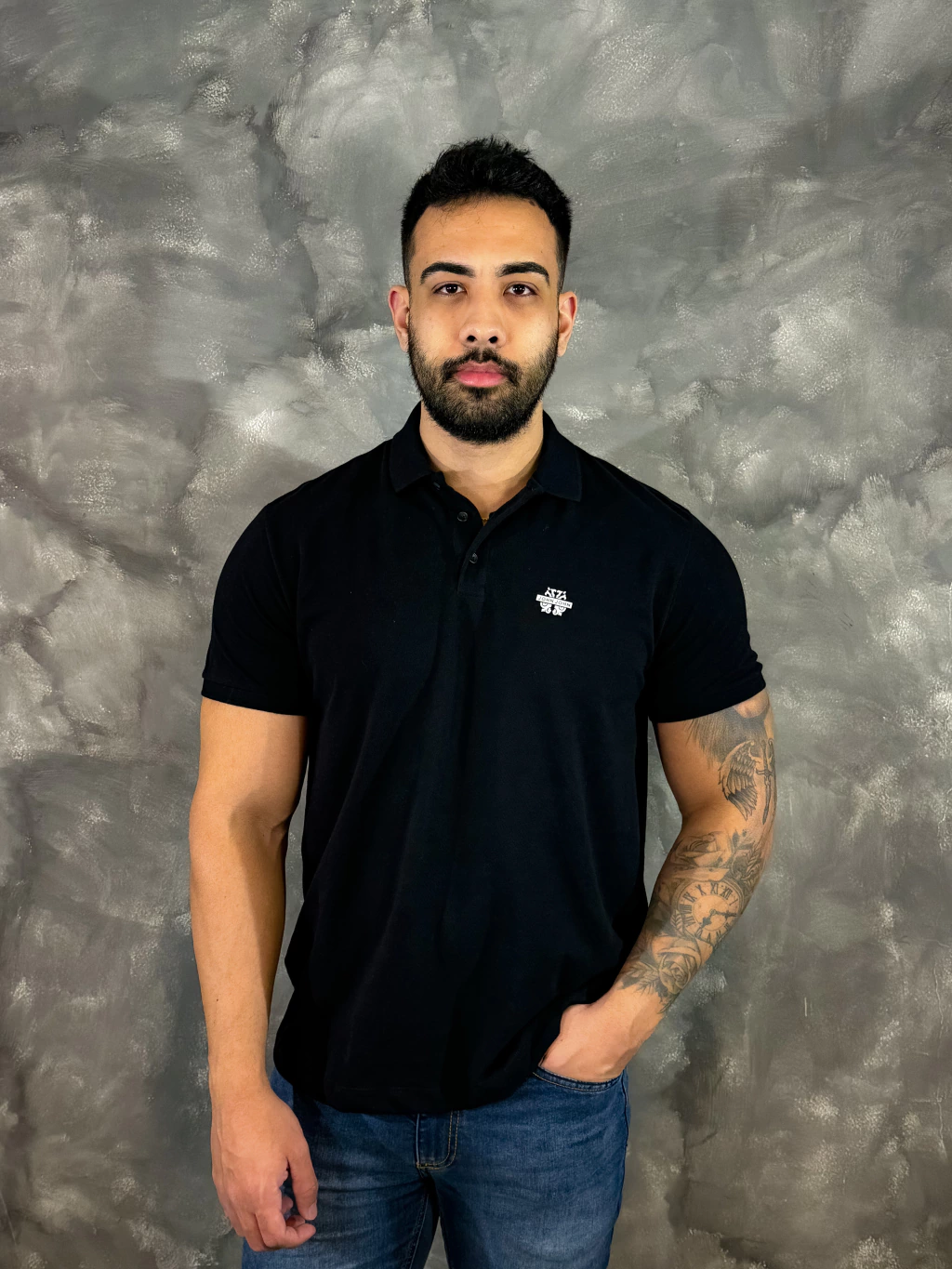 Polo John John Transfer Light Preta