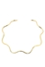 Gargantilha Aro de Ondas com Banho Dourado - Linz Semijoias