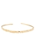 Choker Aro Amassada com Banho em Ouro 18k - Linz Semijoias