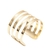 Anel Regulável Quatro Fileiras Banhado a ouro 18k - comprar online