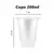 Copo 200ml POP Branco / Transparente c/100 - comprar online