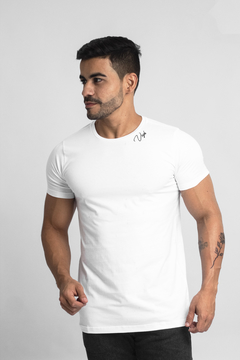 T-SHIRT PREMIUM ALGODÃO EGÍPCIO VEGH GOLA BRAN - comprar online