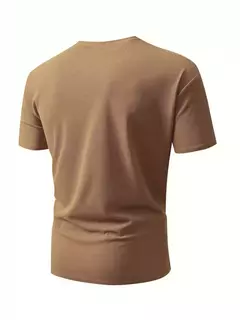 Camiseta Tricot Waffle Gola V - comprar online