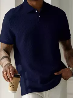 Camisa Genebra Gola Polo Texturizada na internet