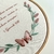 Bordado Decorativo Floral com Versículo - loja online