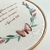 Bordado Decorativo Floral com Versículo na internet