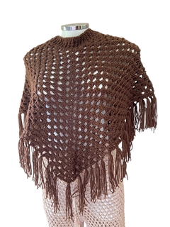 Poncho Crochê Paola