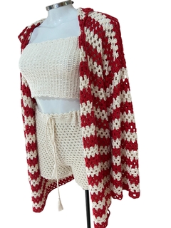 Kimono Noronha vermelho Pimenta