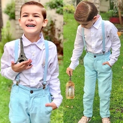Conjunto Social Samuel (4 pçs) - versão longa - Carlo Store Kids