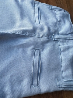 Calça Alfaiataria Linho Baby - Azul Bebê - loja online