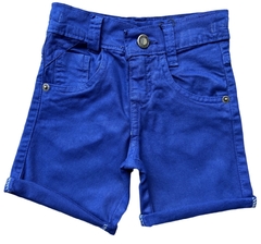 Bermuda Jeans Color - Azul Royal
